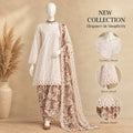 Off-White & Maroon Farshi Shalwar